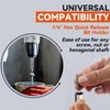 10 Pack Magnetic Extension Bit Holder, 1/4" Strong Hex Shank