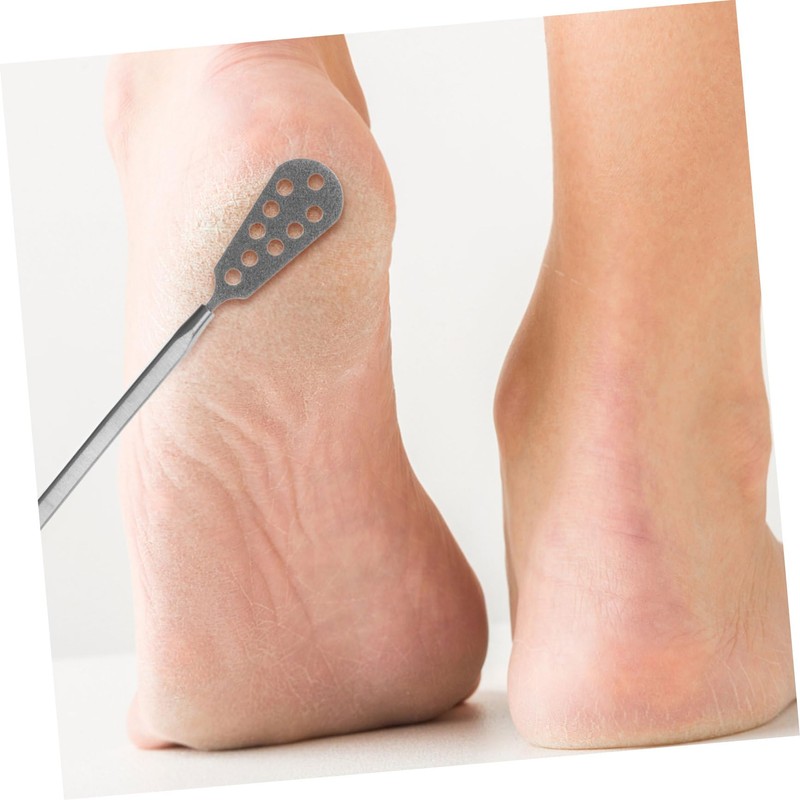 IWOWHERO Stainless Steel Double-headed Foot File for Callus Removal and