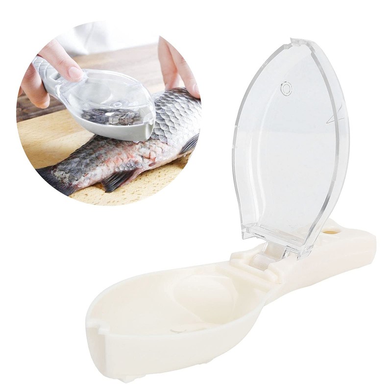 GEEKHOM Fish Scaler, Professional Fish Scaler Made of Plastic Remover,
