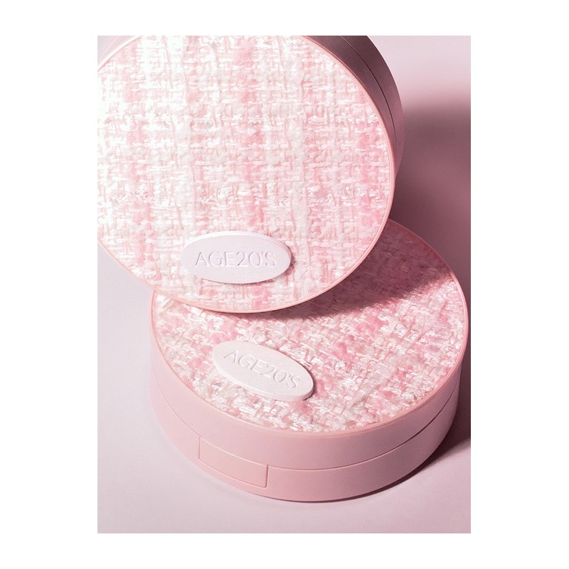 Essence Pact Flora Blooming Tweed Edition [Main Product + Refill]