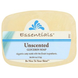 Clearly Natural Glycerine Bar Soap Unscented - 4 oz (Pack of 4)