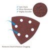 Kozelo 50pcs Mouse Sander Detail Sandpaper - [80 Grit, 3-1/2"]