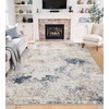 5x7 Washable Area Rugs - Modern Abstract Rugs for Living