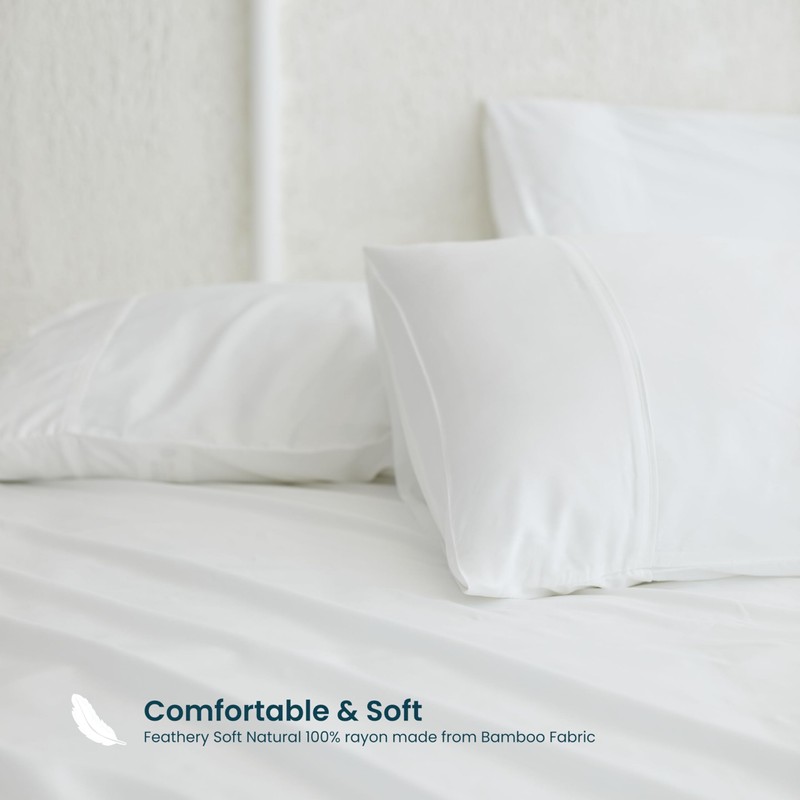 GOKOTTA Pillow Cases Queen Size 2 Pack - Rayon Made