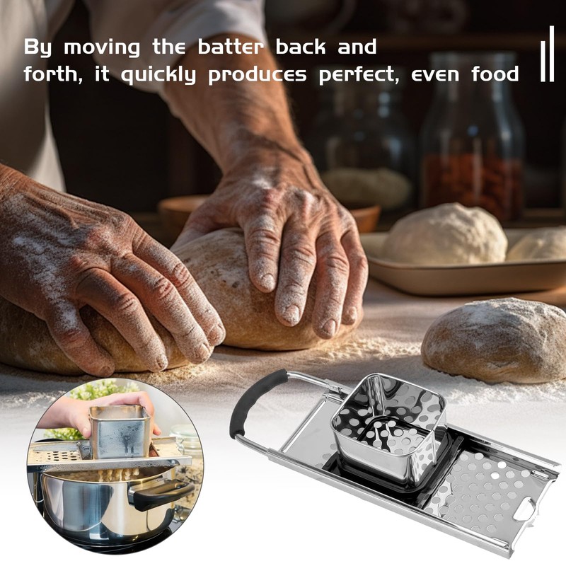 YGCQFH Spaetzle Maker, Pasta Maker,Traditional Homemade German Egg Noodle Kitchen