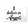CafePress I Beleive in Angels Rectangle Sticker Rectangle Bumper Sticker