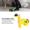 Adjustable Grade Rod Level Horizontal Bubble Aluminum Portable Leveling Tool