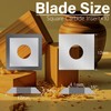 12mm Square Carbide Inserts Cutters Knives Blades 12×12×1.5mm-35°for Woodworking Spiral/Helical