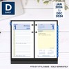 AT-A-GLANCE 2024 Daily Desk Calendar Refill, 3-1/2" x 6", Standard,