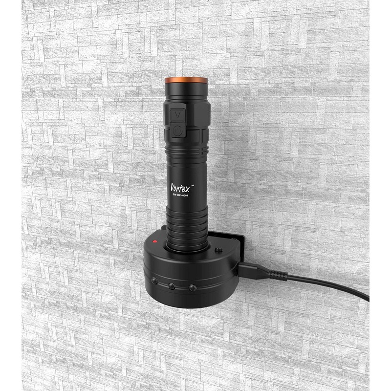 Vortex TX200 Emergency Rechargeable Right Angle Magnetic Flashlight, 1300 Lumens