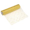 sourcing map Gold Table Runner Roll, 11" x 30 Feet