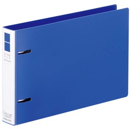 Kokuyo File Ring File Slim Style PP Sheet Cover A5 Horizontal 220 Sheets Blue F-URF437B