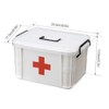CeFurisy First Aid Kit, Portable Storage Boxes with Carry Handle