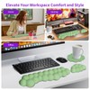 Green Cloud Wrist Rest Ergonomic Memory Foam Wrist Support with