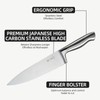 ZHANG XIAO QUAN 15-Piece Kitchen Knife Set with Block, High