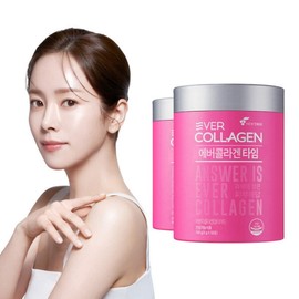 Ever Collagen Time 100 Days (50 Days x 2 Bottles) Functionality Approved by the Ministry of Food and Drug Safety / 에버콜라겐 타임 100일(50일X2통) 식약처 기능성 인정