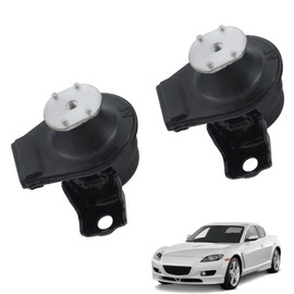 munirater 2PCS Engine Motor & Trans Mount Replacement for RX-8 1.3L 2004-2011 FE0539050A FE0539040A
