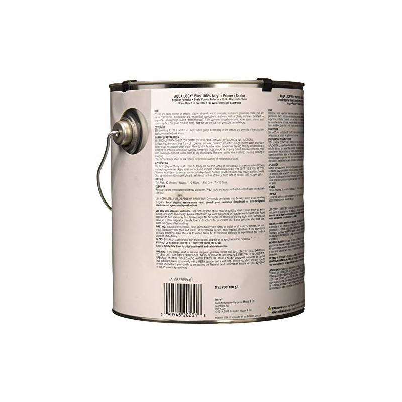 INSL-X Aqua Lock Plus 1 Gal. Deep Tint Acrylic Interior/Exterior