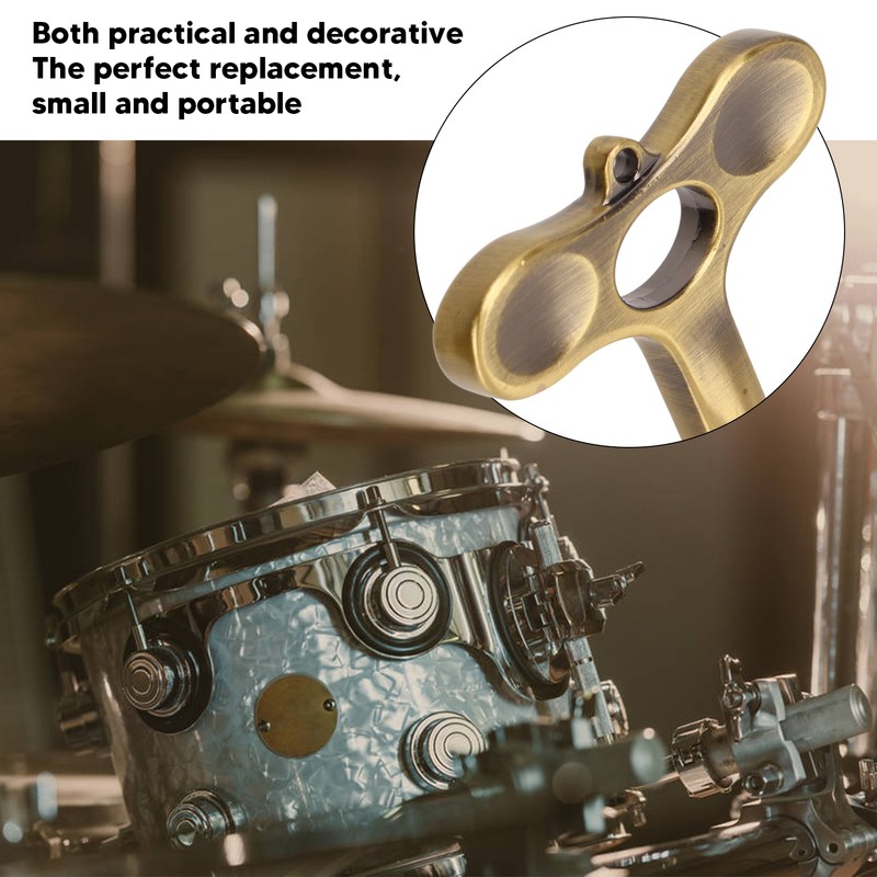 Jazz Drum Tuning Key Zinc Alloy T Shape Bronze Drum
