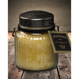McCalls Candles | Spiced Pear | Highly Scented & Long Lasting | Ribbed Indulgence Jar | Hand Crafted Metal Lid with Strap and Handle| Premium Wax & Fragrance | Made in The USA | 18 oz