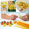 TOAOB 200pcs Pipe Cleaners Crafts Supplies Set Includes 100pcs Yellow
