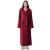 Hellomamma Women Plush Fleece Long Robes: Soft Fluffy Cozy Lady