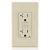 Leviton Dual-Function AFCI/GFCI Outlet, 20 Amp, Self Test, Tamper-Resistant with