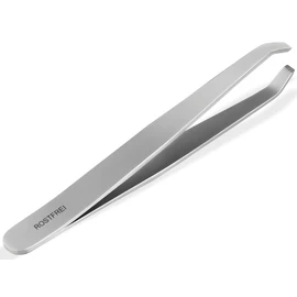 Professional Eyebrow Hair Plucking Tweezers Straight 9 cm 2 mm Stainless Steel