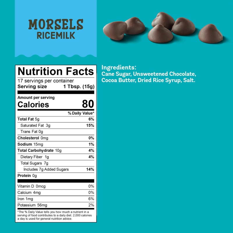 Enjoy Life Ricemilk Baking Morsels, 9 oz Bag