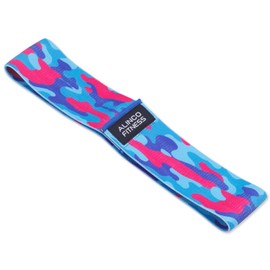 Alinco EXG141K Squat Band, Training, Exercise Strength 37.5 lbs (17 kg), Anti-Slip, Squats, Tightening, Diet, Butt Lifting, Storage Bag Included, Hard, Blue