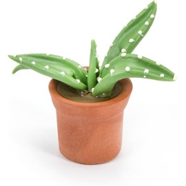 Save Dollar Stores Mini Pot Cactus, Mini Models, Dollhouse, 3.7 x 2.8 x 1 inches