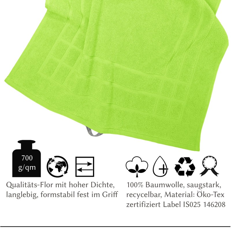 Lashuma Linz Bathroom Rug Terry Cloth 50 x 70 cm
