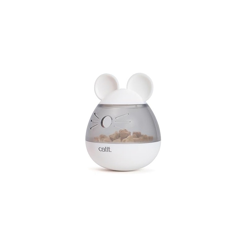 Catit PIXI Dispensador de golosinas, Juguete Interactivo para Gatos, Mouse