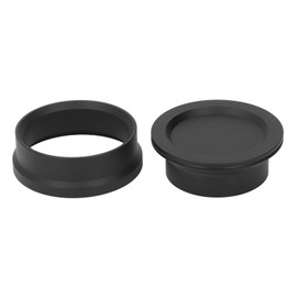 Moka Coffee Distributor Aluminium Alloy Easy Operation Stable Coffee Distribution Tool for 150ML 2 Valve Moca Pot Black