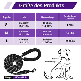 Dog Harness for Small, Medium, Large Dogs and Puppies, Multi-Purpose Dog Harness with Lead Set, Escape Proof Anti-Pull Dog Harnesses for Dogs (Style 2 Purple, S)