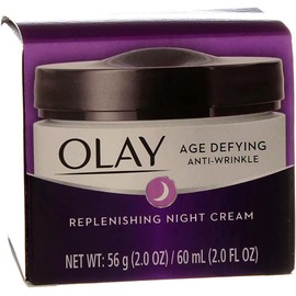 Crema nocturna antiarrugas OLAY Age Defying de 2 onzas, Paquete de 4