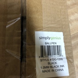 Simply Genius 200 Simply Genius Retractable Ballpoint Ink Pens Home Office Products Supplies