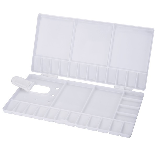 Shappy Watercolor Palette Folding Paint Tray Plastic Painting Pallet with