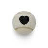 PRICE 1 x 4 HEART MOTIF Tennis Balls (White)