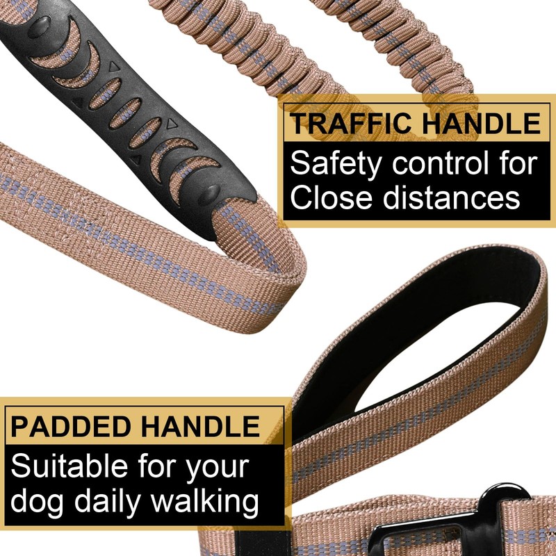 TINMARDA Dog Leashes for Medium Large Dogs Heavy Duty, 4-6FT
