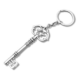Cool Vintage Y2K Keychain Bag Charms Purse Charms Car Keychain Accessories Fake Skeleton Keys Durable Metal Key Ring Jewelry
