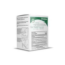 Safetec 800mL Hand Sanitizer Manual Dispenser Bag in Box Refill (Fresh Scent)