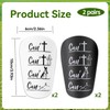 GROVBLE 2 Pairs of Mini Shin Pads, Football, Men, Shin