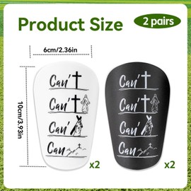 GROVBLE 2 Pairs of Mini Shin Pads, Football, Men, Shin Pads, Small, Children's Football, Mini Shin Pads for Children, Boys, Girls, Cosy Protective Equipment