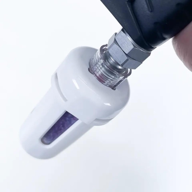 PneumaticPlus Compressed Air in-Line Desiccant Filter Dryer for Spray Gun