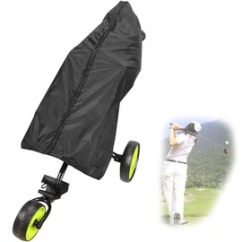 1 PCS Universal Golf Bag Rain Cover, Oxford Waterproof Golf Bag Rain Protection Cover with Wheels,for Golf Push Carts, Heavy Duty Club Bags Raincoat, Golf Bag Accessories