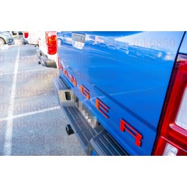 auto pro Double Layer Tailgate Insert Letters fits 2019-2022 Ford Ranger (Red Black)