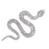 Bling Snake Rhinestones Decal, Sparkling Bedazzled Snake Symbol Waterproof Crystal