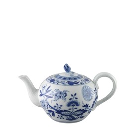Hutschenreuther 02001-720002-10516 14240 Onion Pattern Tea Pot for 12 People – 1.35 l Light Blue