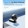 SOTHING Handheld Fan, 3-in-1 Design, with 1-100 Stepless Speeds, 19hrs